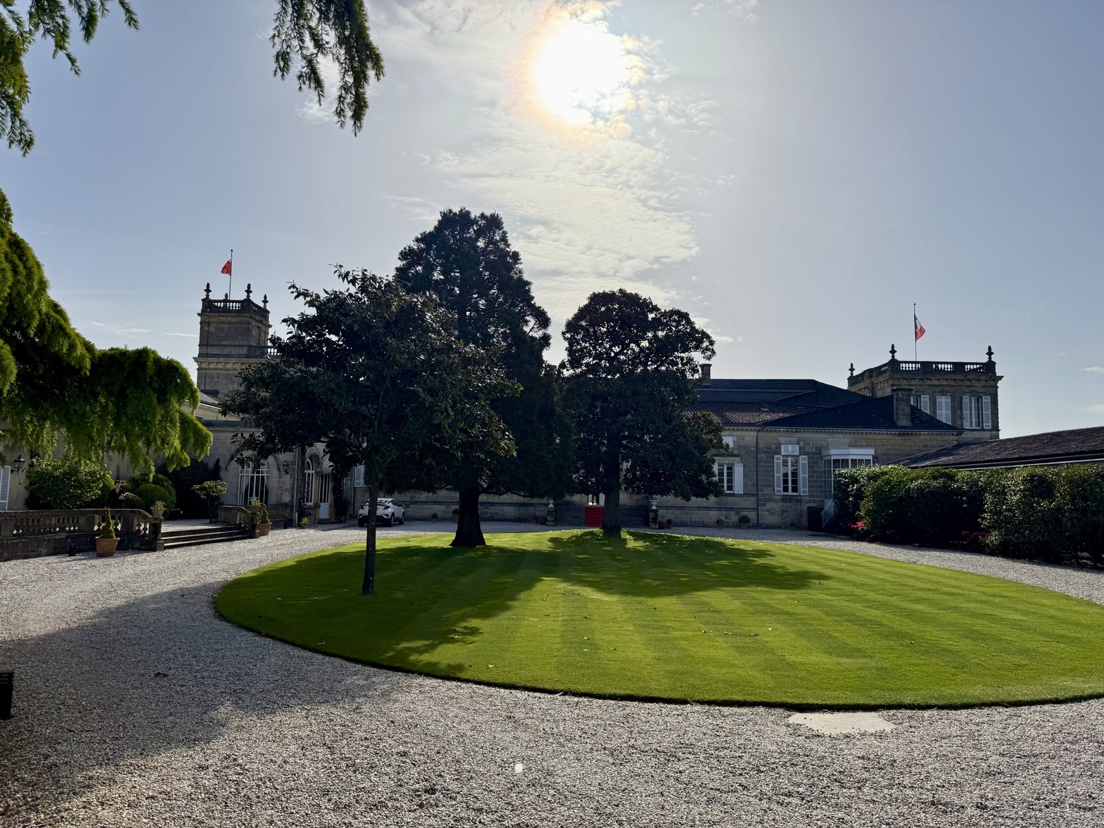 Château and lawn, Pauillac